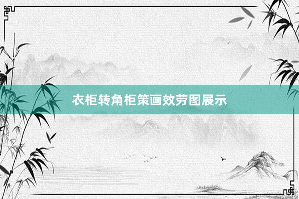 衣柜转角柜策画效劳图展示
